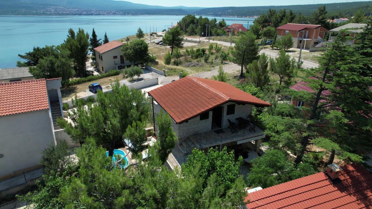 Stone House Skrivena Villa Pridraga Eksteriør billede