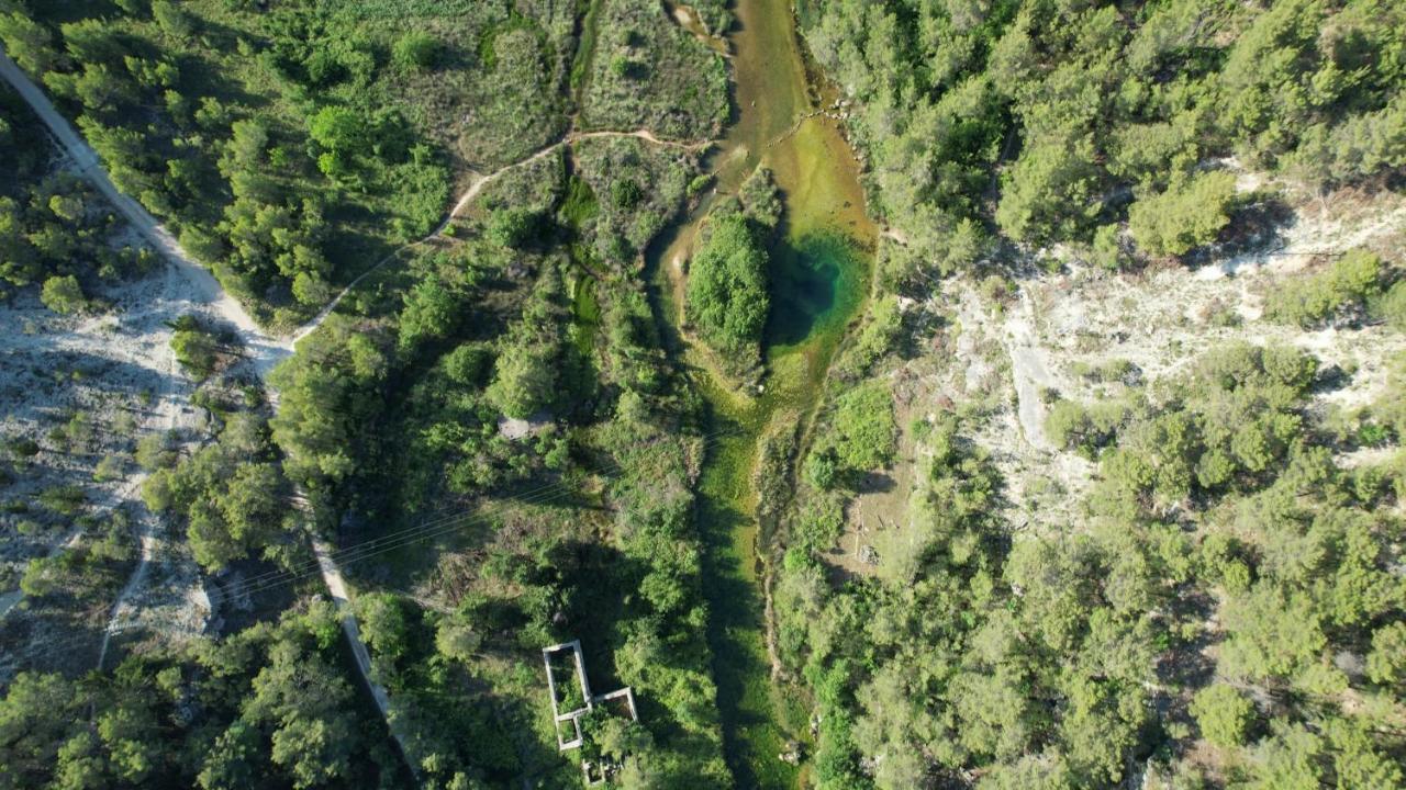 Stone House Skrivena Villa Pridraga Eksteriør billede